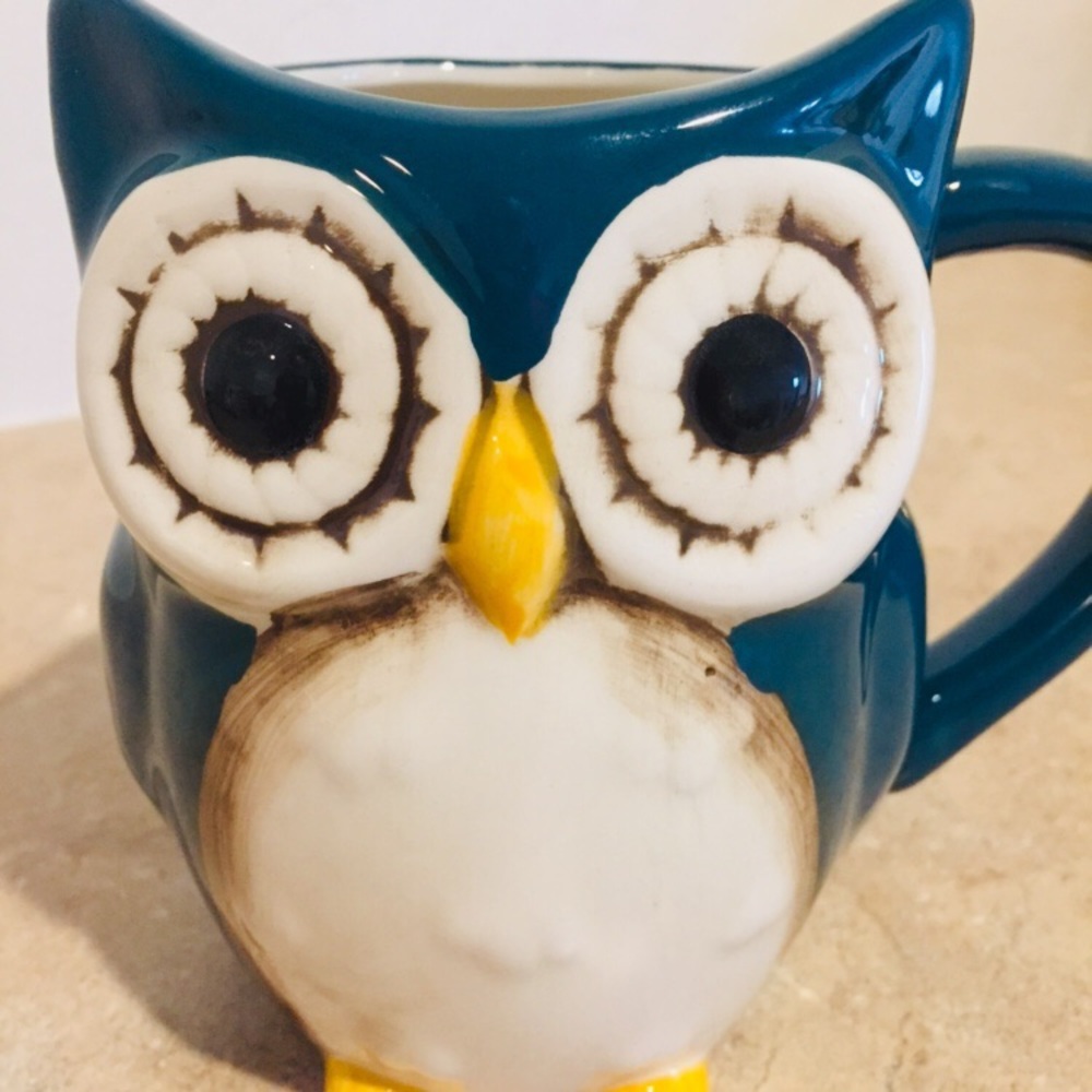 Cute Owl Coffee Mug 3D Adorable New - Picture 6 of 8